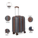 Tommy Hilfiger Graphite - B Unisex ABS Hard Luggage gray