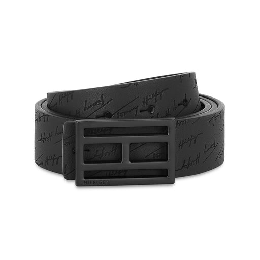 Tommy Hilfiger Ettore Men's Leather Belt Black