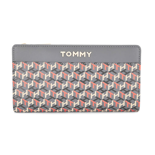 Tommy Hilfiger Foraker Womens Leather Wallet grey