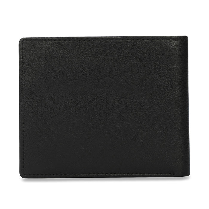 The Vertical Magnum Men Leather Global Coin Wallet Black
