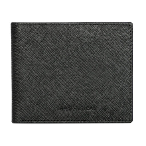 The Vertical Maestro Men Leather Global Coin Wallet Black