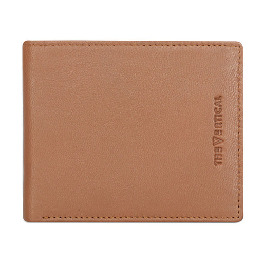 The Vertical Magnum Men Leather Global Coin Wallet Tan