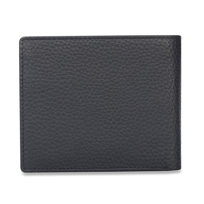 The Vertical Milenia Men Leather Global Coin Wallet Navy