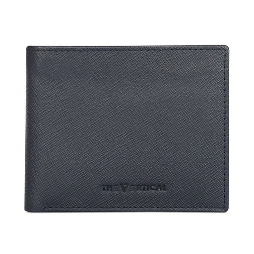 The Vertical Maestro Men Leather Global Coin Wallet navy
