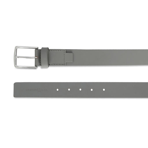  Vertical belt Bianka Mens Leather Belt Gray